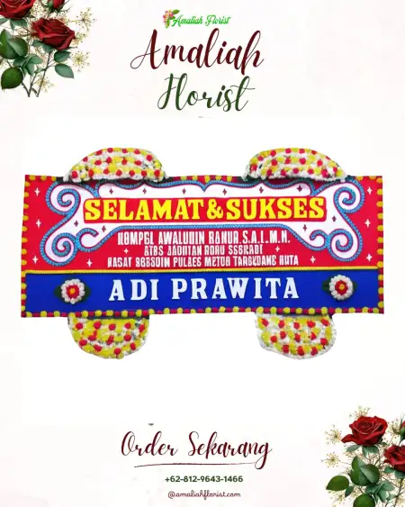 Papan Bunga Ucapan Selamat Sungai Mas
